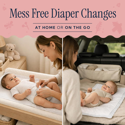 The Original Disposable Baby Changing Pad Liners – 50 Pack