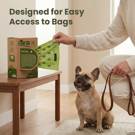 Large Dog Poop Bags with Handles, Fresh Scent, Extra Thick, 300 Bags - photo 7