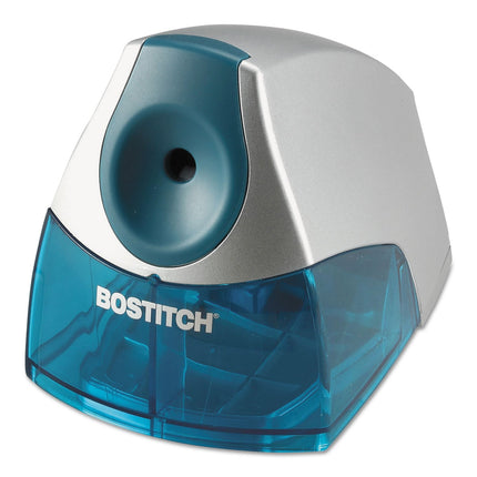 Bostitch Office Electric Pencil Sharpener, Heavy Duty Powerful Stall-Free Motor, High Capacity Shavings Tray, for Office or Classroom, Blue