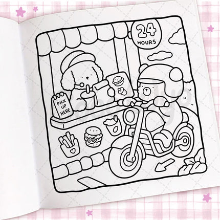 Cozy Days: Coloring Book for Adults and Kids (Cozy Spaces Coloring)