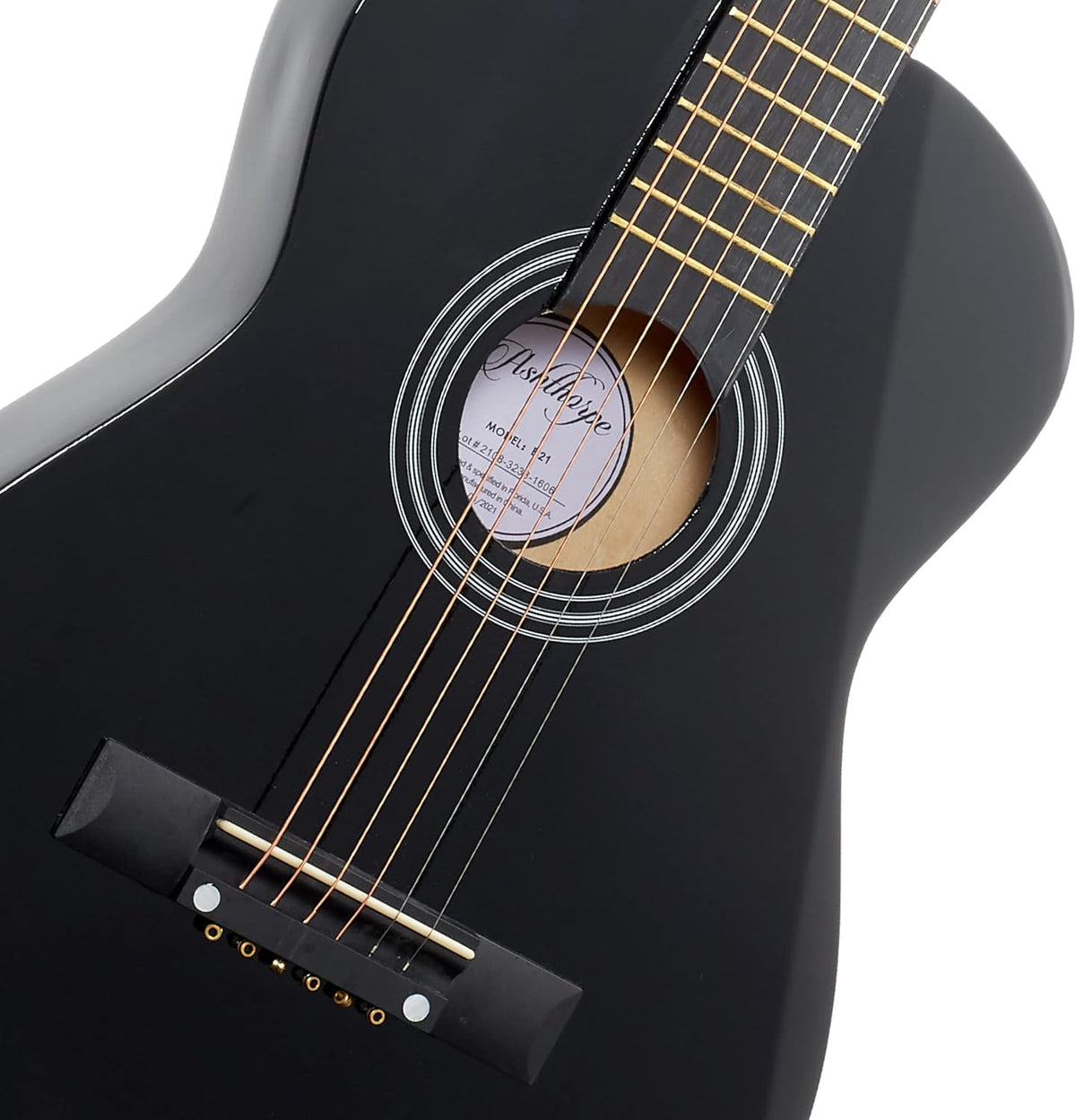 30-inch Beginner Acoustic Guitar Package (Black), Basic Starter Kit w/Gig Bag, Strings, Strap, Tuner - photo 2