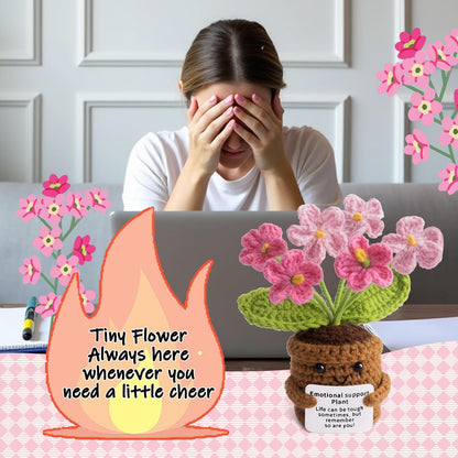 Positive Flower Crochet Decor - Life Is Tough But So Are You - photo 5