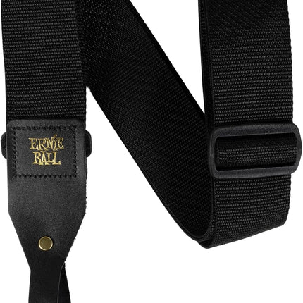 Polypro Acoustic Guitar Strap - Black
