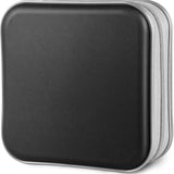 CD Case, 40 Capacity CD/DVD Case Holders Wallet Hard Plastic DVD Disc Cases Storage Binder for Car Home Office Travel (Black)