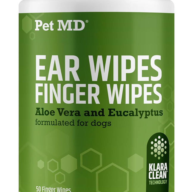 PawHaven RefugioPata Pet MD Dog Ear Cleaning Wipes – Otic Cleanser for Dogs — Pet Supplies