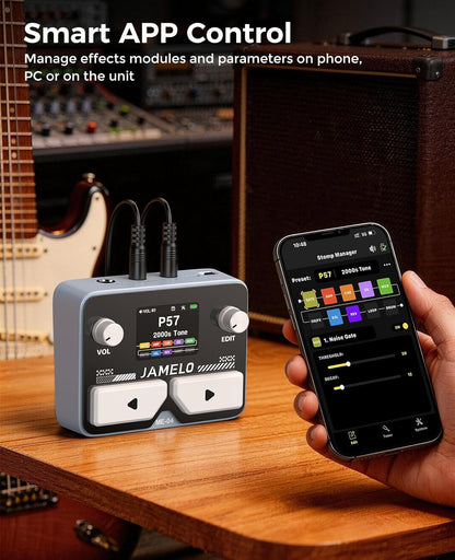 Pocket Guitar Multi Effects Pedal in Gray - photo 5