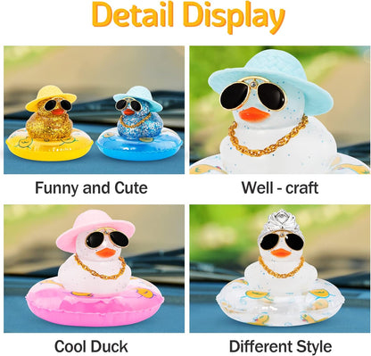 Blue Rubber Duck Dashboard Ornament with Accessories - photo 2