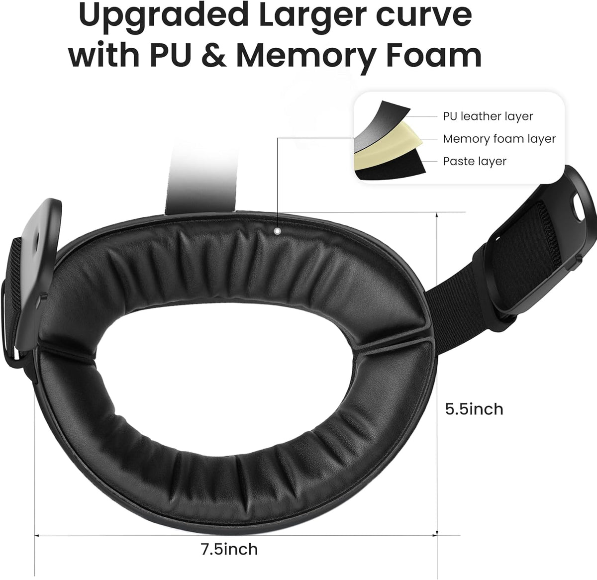 Flex Comfort Lite Adjustable VR Head Strap for 3/3S Headsets - photo 3