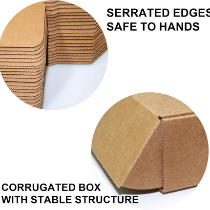 9x6x2 inch Shipping Boxes 20-Pack, Brown Corrugated Cardboard Boxes for Shipping, Mailing & Packaging Gifts, Books, DIY Crafts, Ecommerce & Small Business