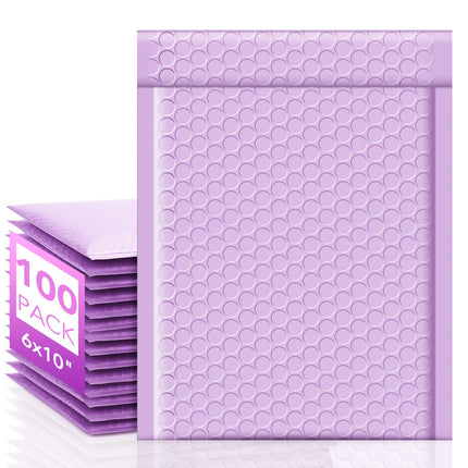 Bubble Mailers 6x10" 100 Pack White Padded Envelopes Usable Size 6x9