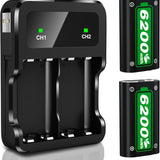 Rechargeable Battery Packs with Charger for Series X|S/One Controllers