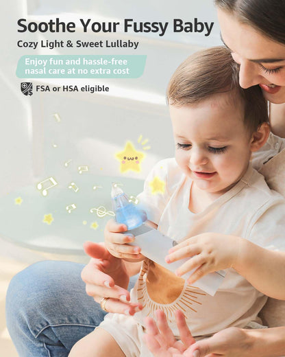 Electric Baby Nasal Aspirator with Music and Light Soothing - photo 4