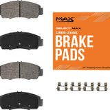 Rear Carbon Ceramic Brake Pads for 2018-2021 Equinox and 2016-2019 Malibu