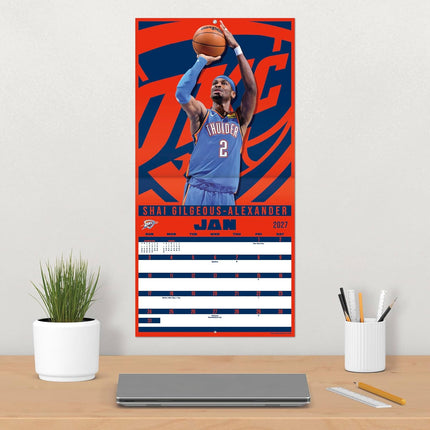 2027 NBA Superstars Wall Calendar
