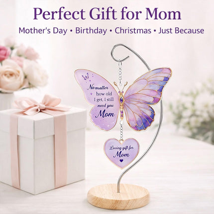 Butterfly Gift for Mom, Butterfly Desk Decor Suncatcher, Butterfly gifts for Mom from Daughter, Mothers Day Gift, Mom Birthday Gifts