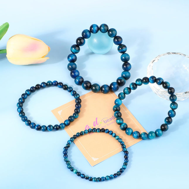 SourceToHome FuenteACasa AD Beads 4mm6mm8mm10mm Handmade Bracelet - Natural Gemstone — Home & Lifestyle