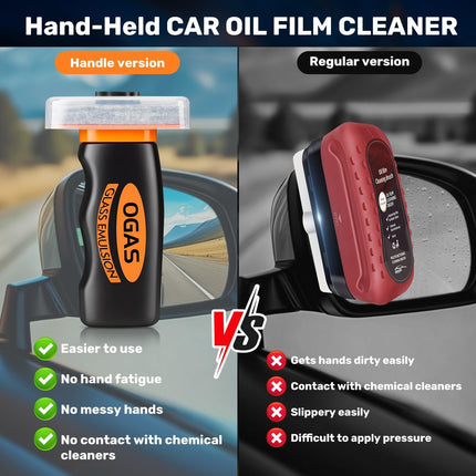 Car Oil Film Cleaner,Glass Emulsion Cleaner,Handle Oil Film Remover&Windshield Cleaner For Cars Window, Glass Emulsion, Crystal Clear View