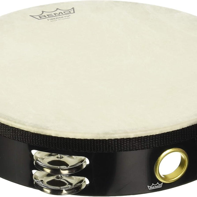 Tambourine - Black, 10"