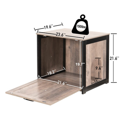 Cat Litter Box Enclosure, Hidden Litter Box Furniture, 23.6 Inches