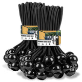 Bungee Cords with Balls 6 Inch, Heavy Duty 1 Inch Ball Bungee Cords