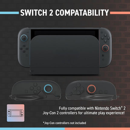 Hyperkin [2 Pack] Joy‑Track Duo Ergonomic Mouse Grip for Nintendo Switch 2 Joycon 2, Gaming Controller for Switch 2 Joy Con Accessories, Offering Precision and Comfort
