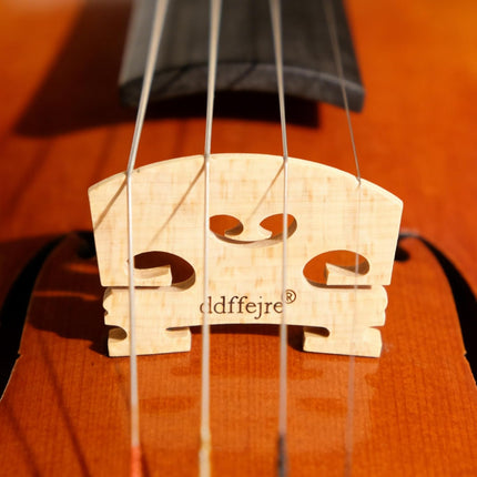 2 Pack 4/4 Violin Bridge,Premium Solid Maple Violin Bridge,Lightweight & Durable,Direct Fit,Hand-Carved for Improved Sound Clarity & Volume, Violin Replacement Parts (2Pack-D)