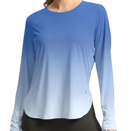 Women's Sun Shirts UPF 50+ Long Sleeve Workout Hiking Tops