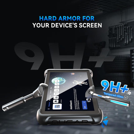 mucar Tempered Glass Screen Protector 892BT Scanner - 9H Hardness, HD Clarity, Anti-Scratch & Easy Installation