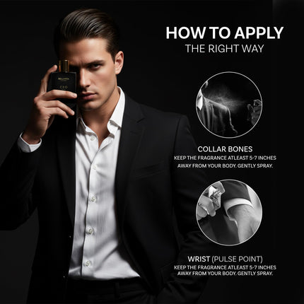 Luxury CEO Man Eau de Parfum para hombre, 3.4 fl oz (100 ml)
