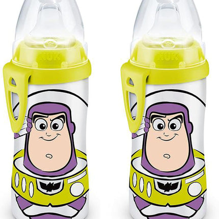 NUK Buzz Lightyear Active Cup, 10 Oz, 2-Pack – BPA Free, Spill Proof Sippy Cup
