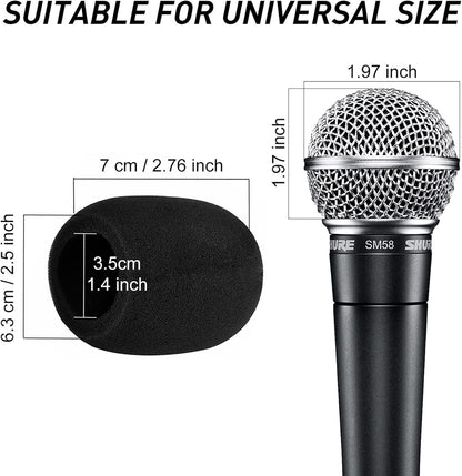 5 Pack Foam Mic Cover for Handheld Microphones - photo 2