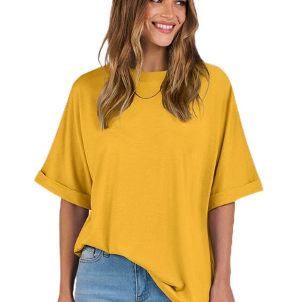Womens Tops Summer Short Sleeve Oversized T Shirts 2026