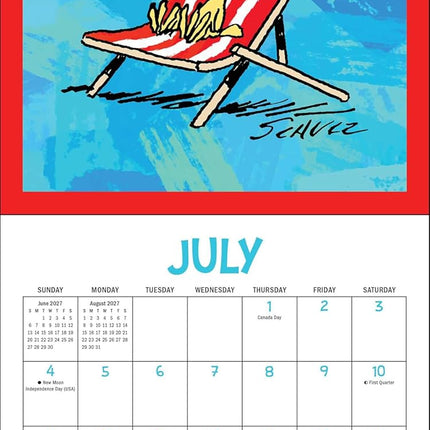 PEANUTS®: @Snoopygrams 2027 Mini Wall Calendar