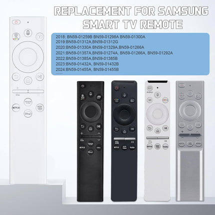 for Samsung Smart TV Remote Control Replacement, Universal Remote for 2016-2025 Samsung Frame Curved Crystal Smart TVs, with Voice Control