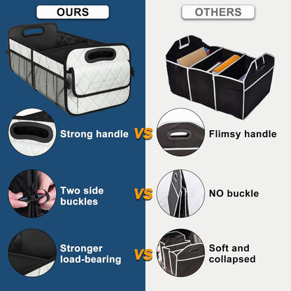 Trunk Organizer with 6 Pockets - Car Storage Accessory for SUVs, Minivans, and Trucks - 50L Waterproof - photo 2