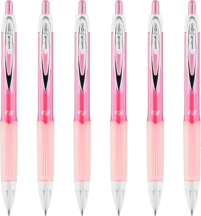 Fashion Retractable Gel Pen, Medium Point (0.7mm), Pink Ink