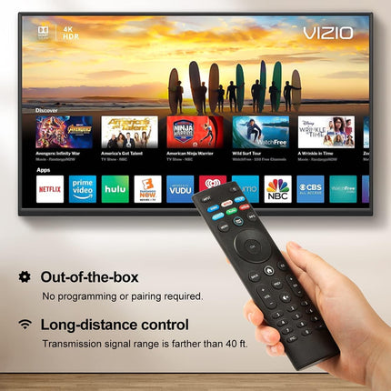 for Vizio Smart tv Remote Replacement,Compatible with vizio TV D-Series,M-Series,V-Series,UHD LED LCD Smart TV