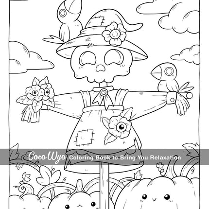 Creepy Cutie: Coloring Book for Adults and Teens Featuring Goth Kawaii and Spooky Cute Creatures of All Kinds and Many More