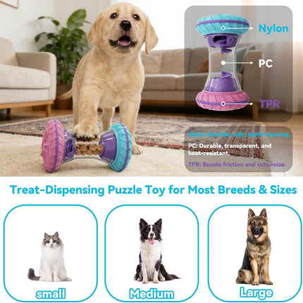 Interactive Dog Puzzle Toys for Small Medium Large Breed - Durable Smart Puppy Enrichment Dogs Toy to Keep Them Busy, Mental Brain Stimulation Treat Dispensing Training & Slow Feeder by MateeyLife
