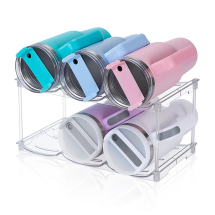 Stackable Water Bottle Organizer for 40 oz Tumbler