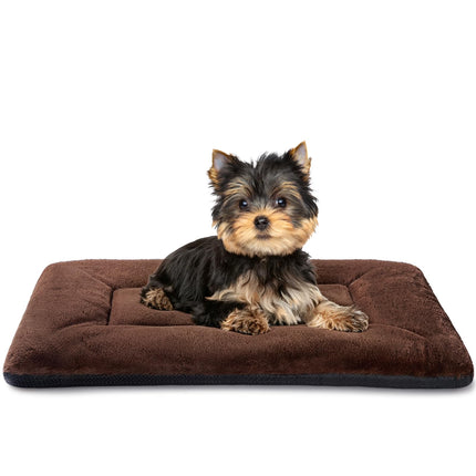 Dog Crate Pad, Washable Cozy Dog Bed Mat for Medium Dogs 36"x23", Gray