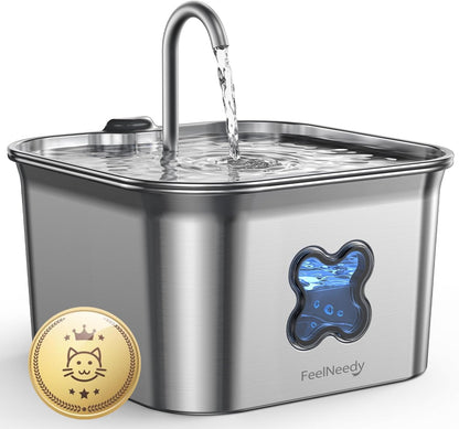 304 Stainless Steel 95oz Cat Water Fountain