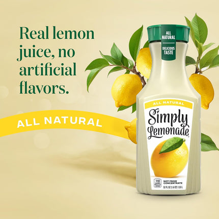 Simply Lemonade All Natural, 52 Fl Oz Bottle