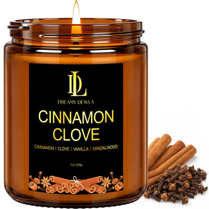 Fall Candles Set for Home Scented, 4 Pack 28oz, Soy Wax