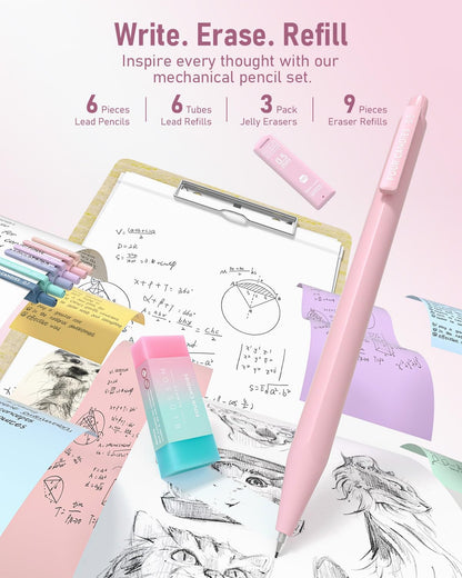 39-Piece Pink Aesthetic Stationery Set with Organizer - photo 5