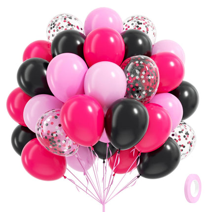 60pcs Purple Balloons 12inch with Metallic Pastel Dark Purple Balloons