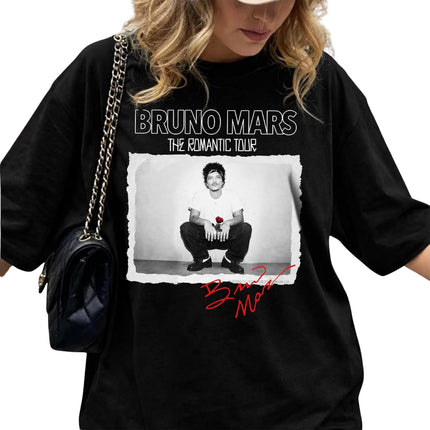 Handmade Bruno The Romantic Tour 2026 Shirt, Memorabilia Best Friend Matching Tee, Concert Lover Gift Multicolor Women Men Youth