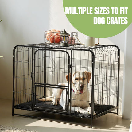 Chew Proof Dog Bed, Durable Dog Crate Pad, Medium (22"x35")