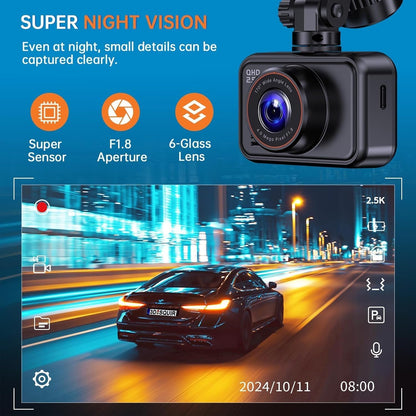 Front and Rear 2.5K Dual Dash Camera for Cars - photo 4