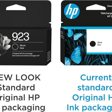 HP 923 Black Ink Cartridge Printers | Works with Printer Series: OfficeJet 8120, OfficeJet Pro 8130 | Eligible for Instant Ink | 4K0T3LN